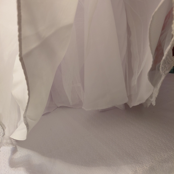 Us Angels White Lace Formal Kids Dress - Picture 4 of 6